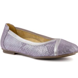 Vionic Caroll Metallic Women's Purple Ballet Flats size 6.5